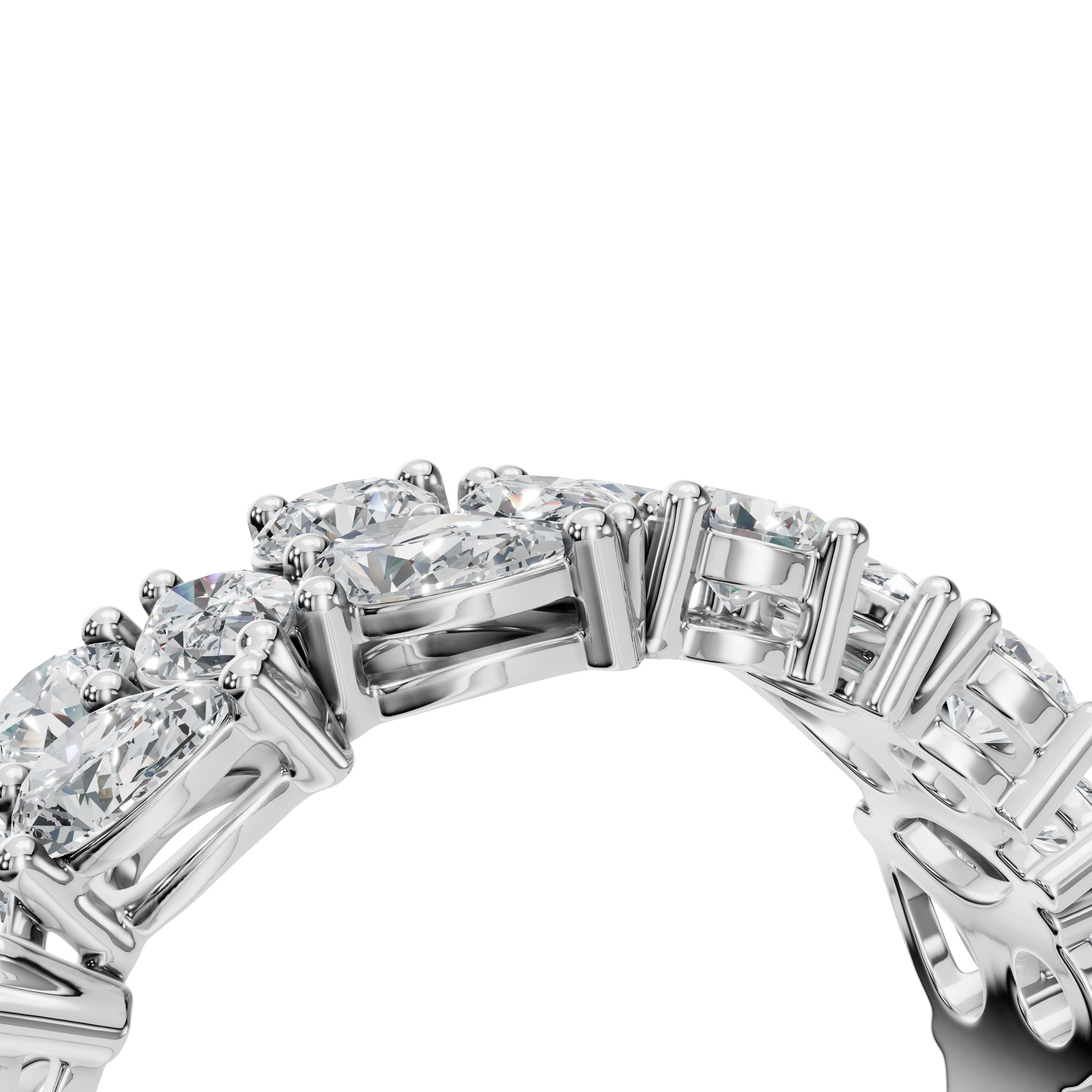 MULTI-SHAPE WEDDING BAND