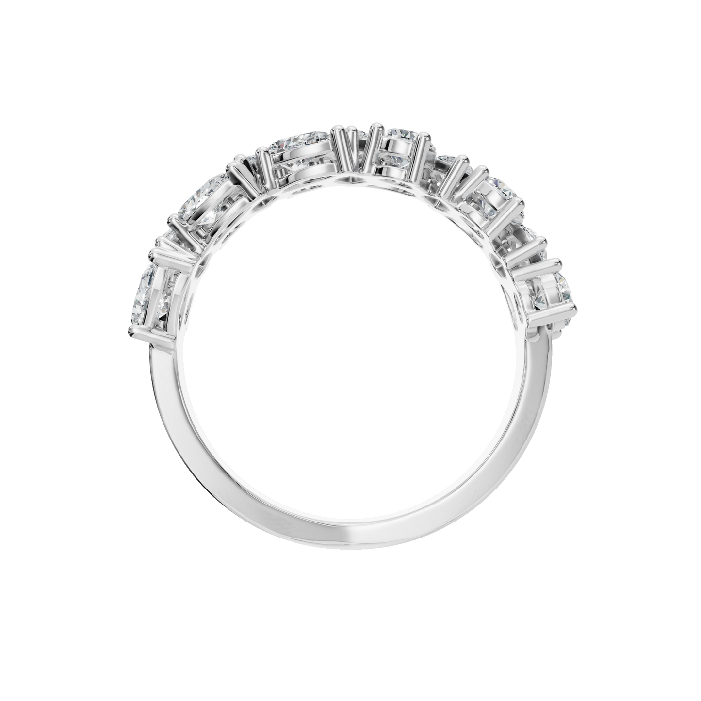 MULTI-SHAPE WEDDING BAND - M&D Signature Jewels