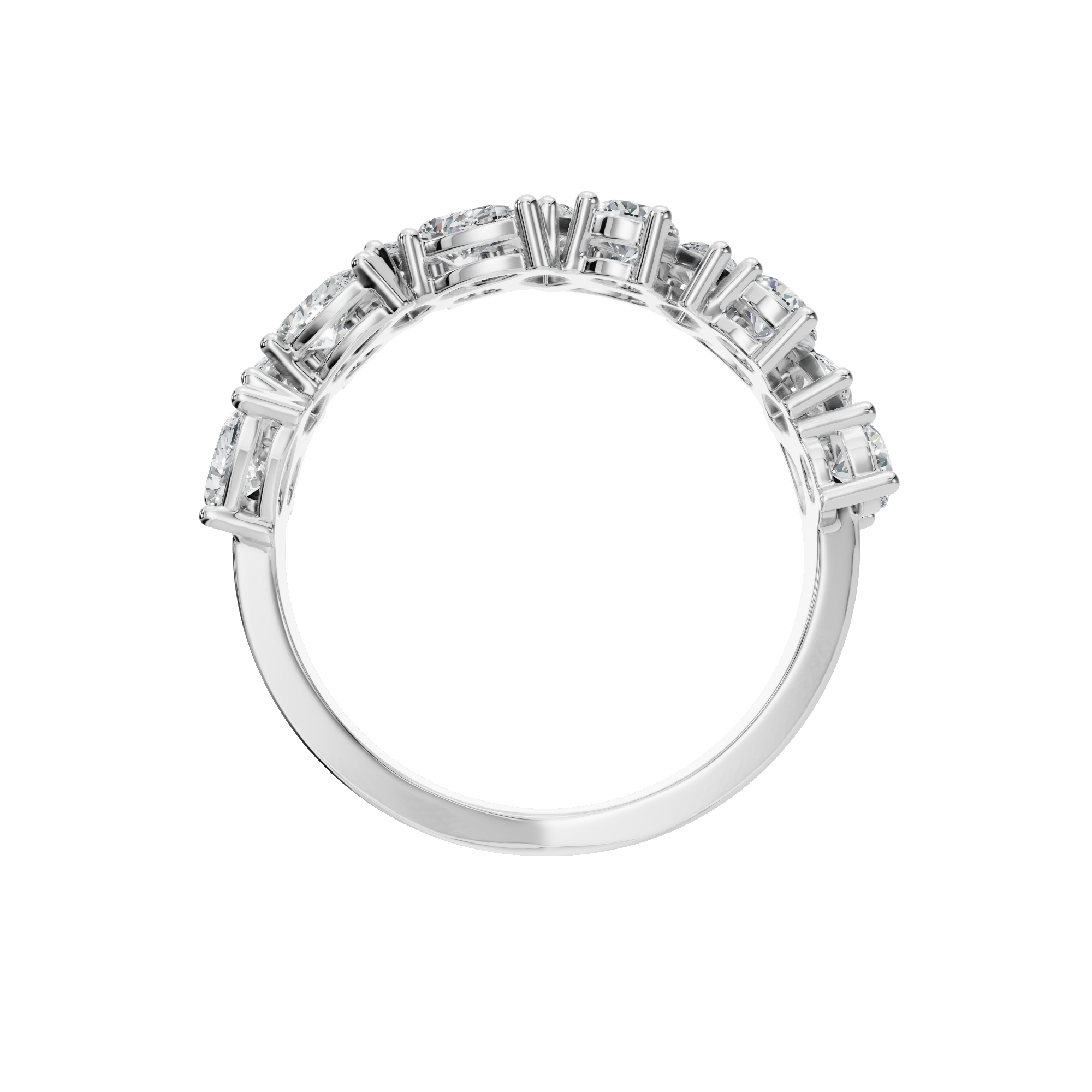 MULTI-SHAPE WEDDING BAND