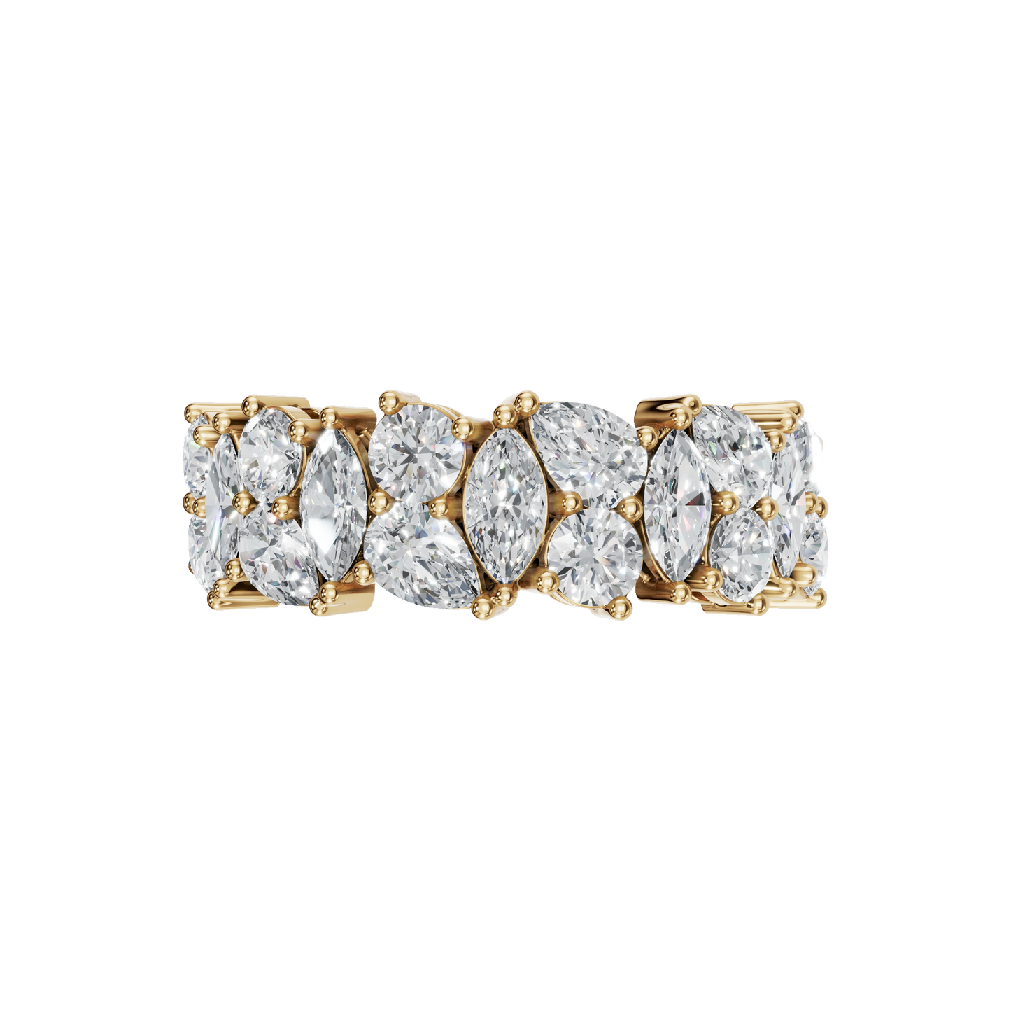 MULTI-SHAPE WEDDING BAND - M&D Signature Jewels