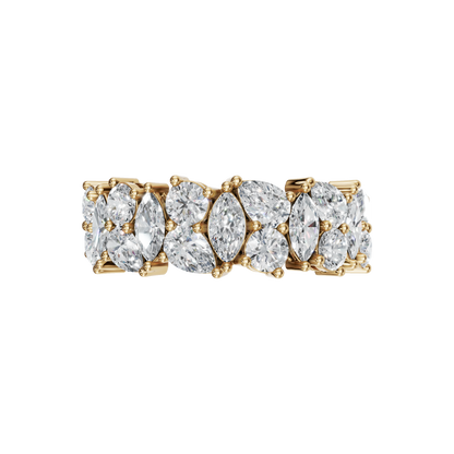 MULTI-SHAPE WEDDING BAND - M&D Signature Jewels