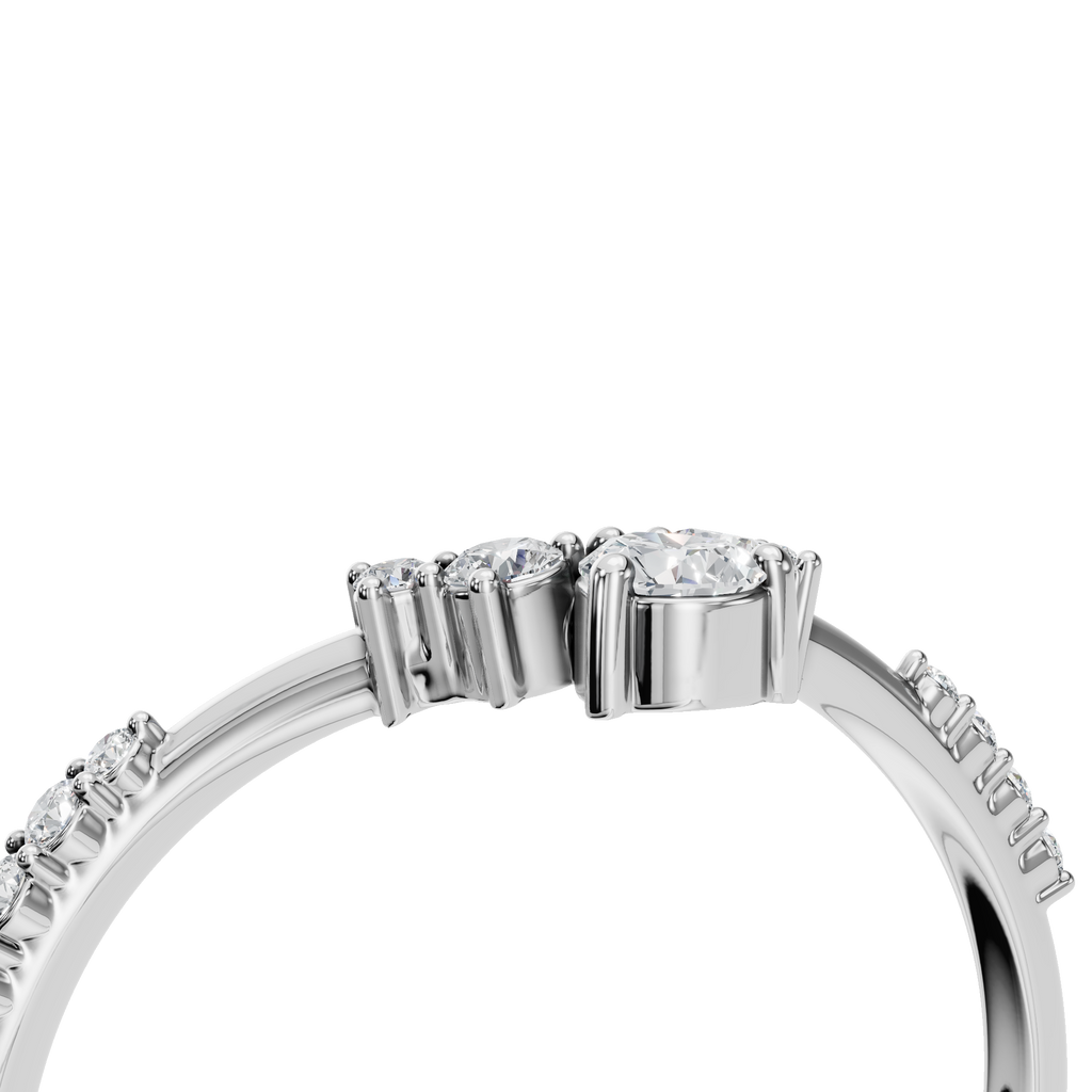 PEAR ROUND WEDDING BAND