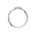 PEAR ROUND WEDDING BAND