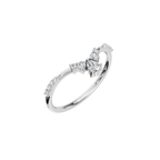 PEAR ROUND WEDDING BAND
