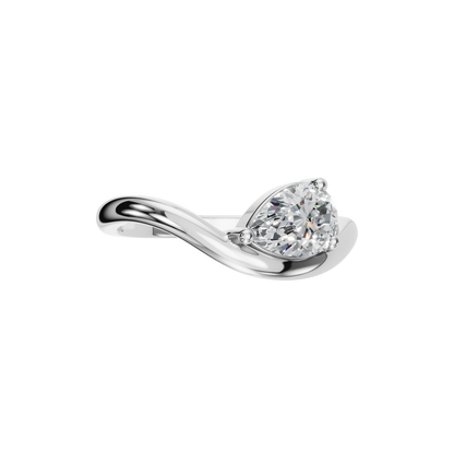 PEAR FANCY SOLITAIRE RING - M&D Signature Jewels