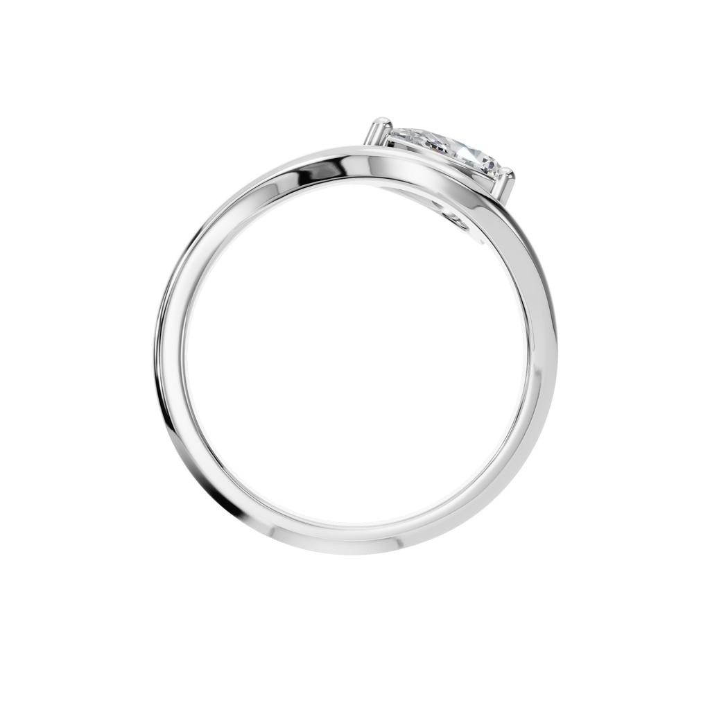 PEAR FANCY SOLITAIRE RING