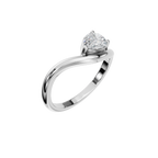 PEAR FANCY SOLITAIRE RING