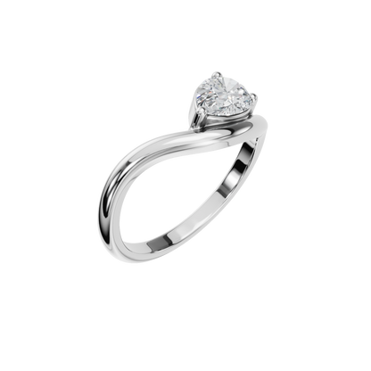 PEAR FANCY SOLITAIRE RING - M&D Signature Jewels