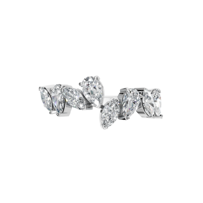 PEAR MARQUISE WEDDING BAND - M&D Signature Jewels