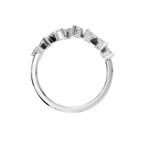 PEAR MARQUISE WEDDING BAND