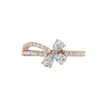 PEAR PAVE WEDDING BAND - M&D Signature Jewels