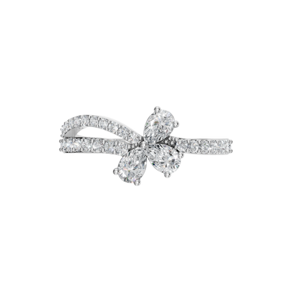 PEAR PAVE WEDDING BAND - M&D Signature Jewels