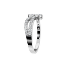 PEAR PAVE WEDDING BAND