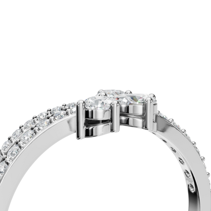 PEAR PAVE WEDDING BAND - M&D Signature Jewels