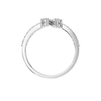 PEAR PAVE WEDDING BAND