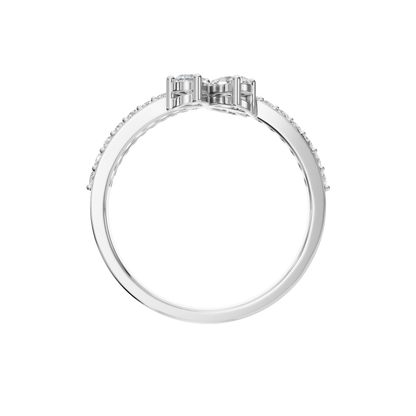 PEAR PAVE WEDDING BAND - M&D Signature Jewels