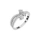 PEAR PAVE WEDDING BAND