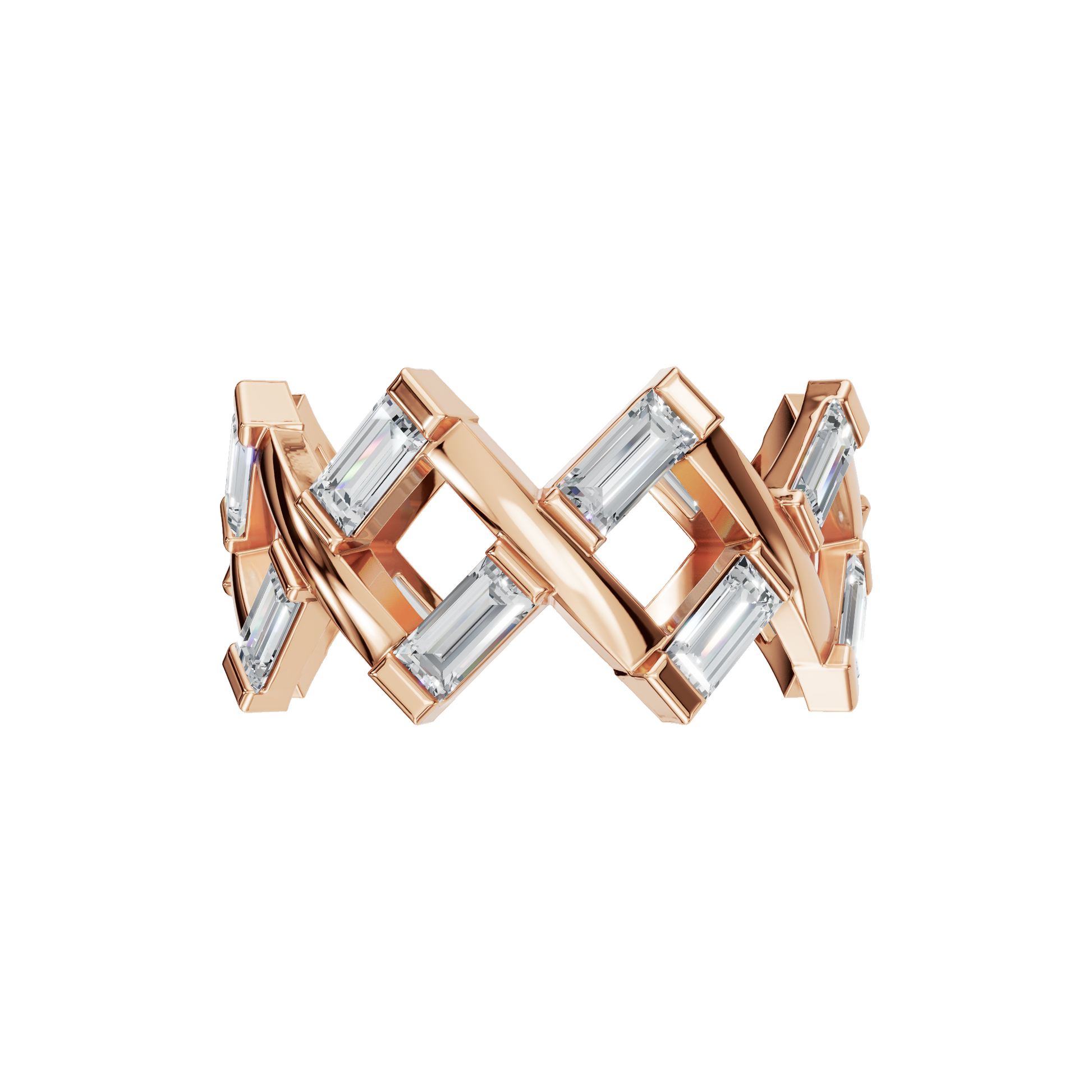 FANCY BAGUETTE WEDDING BAND - M&D Signature Jewels