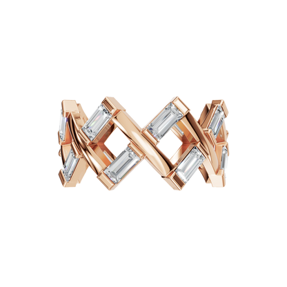 FANCY BAGUETTE WEDDING BAND - M&D Signature Jewels