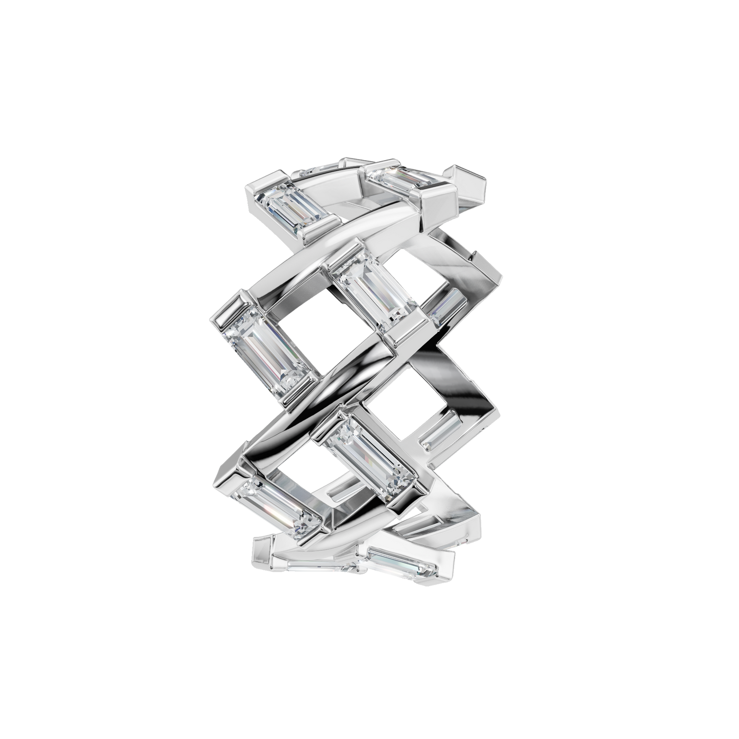 FANCY BAGUETTE WEDDING BAND - M&D Signature Jewels