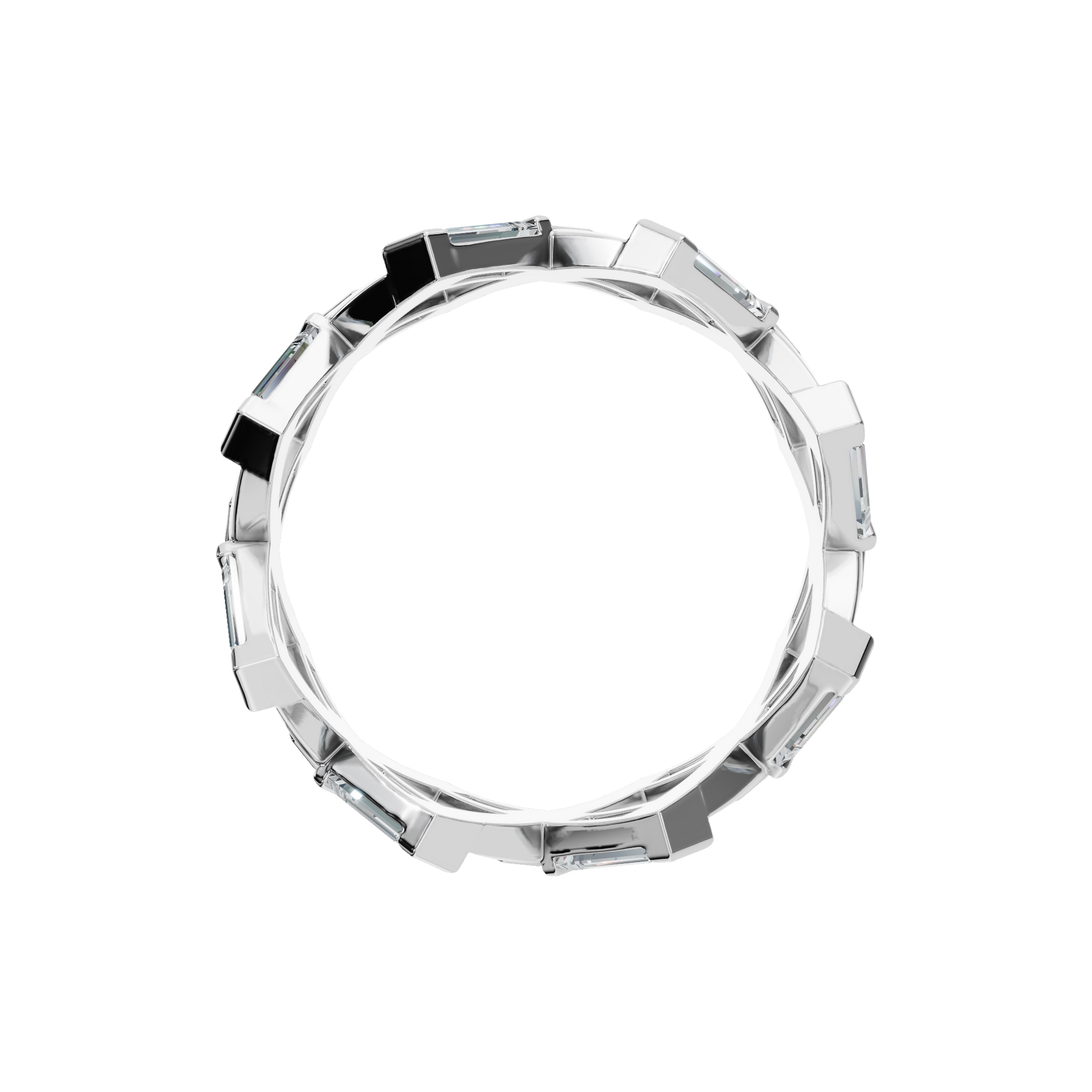 FANCY BAGUETTE WEDDING BAND - M&D Signature Jewels