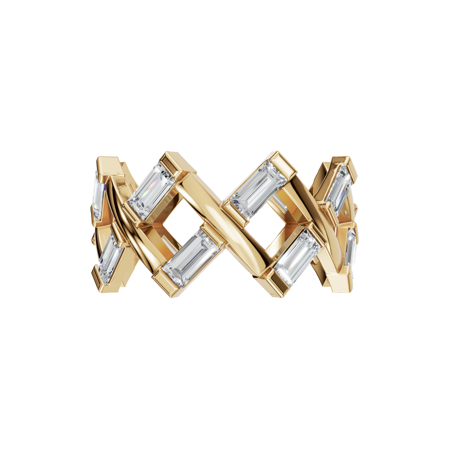 FANCY BAGUETTE WEDDING BAND - M&D Signature Jewels