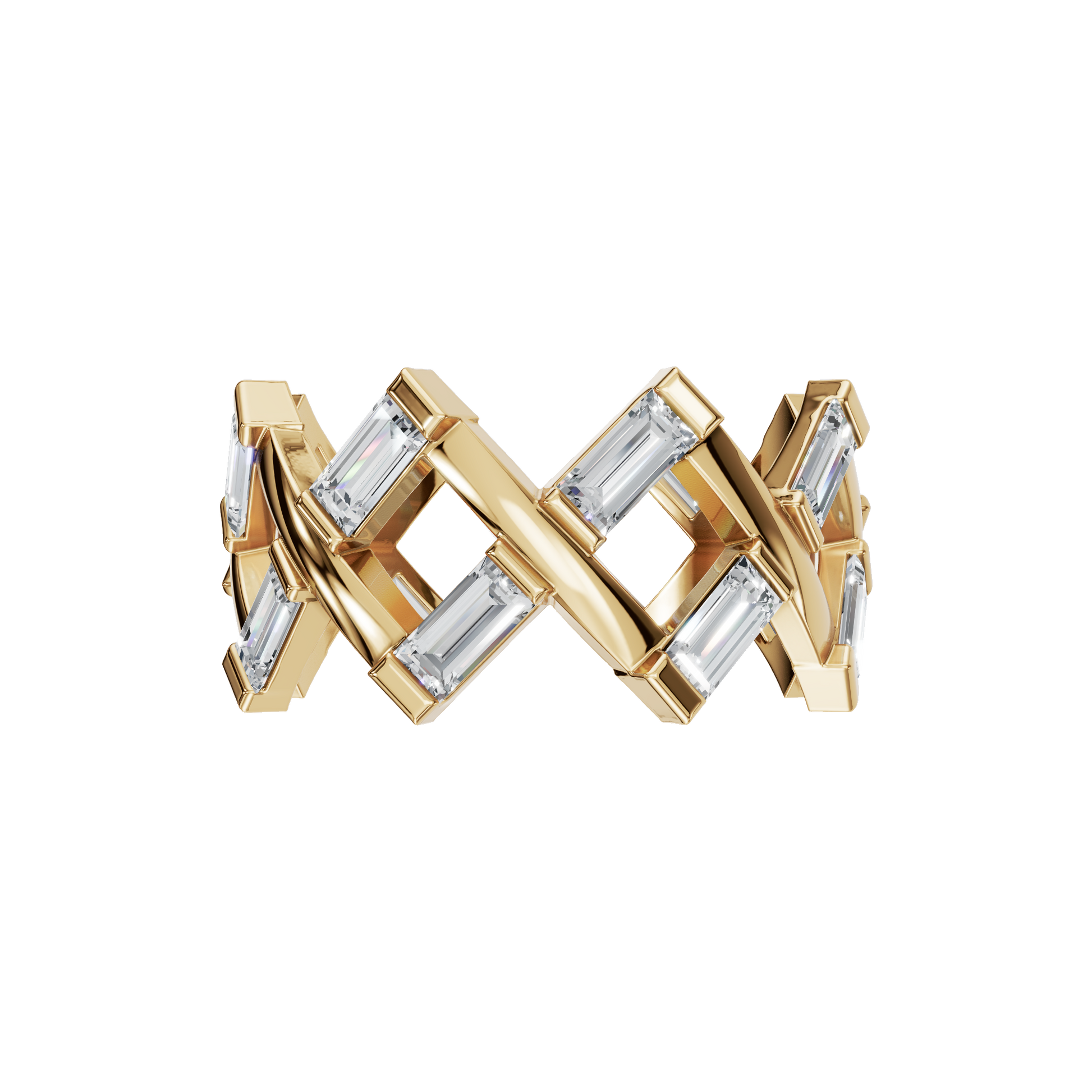 FANCY BAGUETTE WEDDING BAND - M&D Signature Jewels
