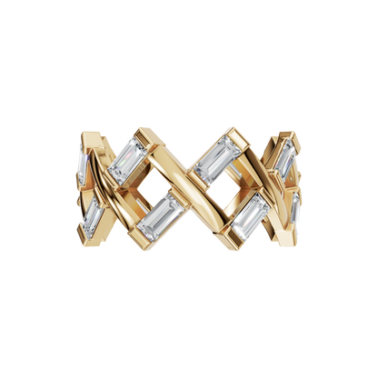 FANCY BAGUETTE WEDDING BAND - M&D Signature Jewels