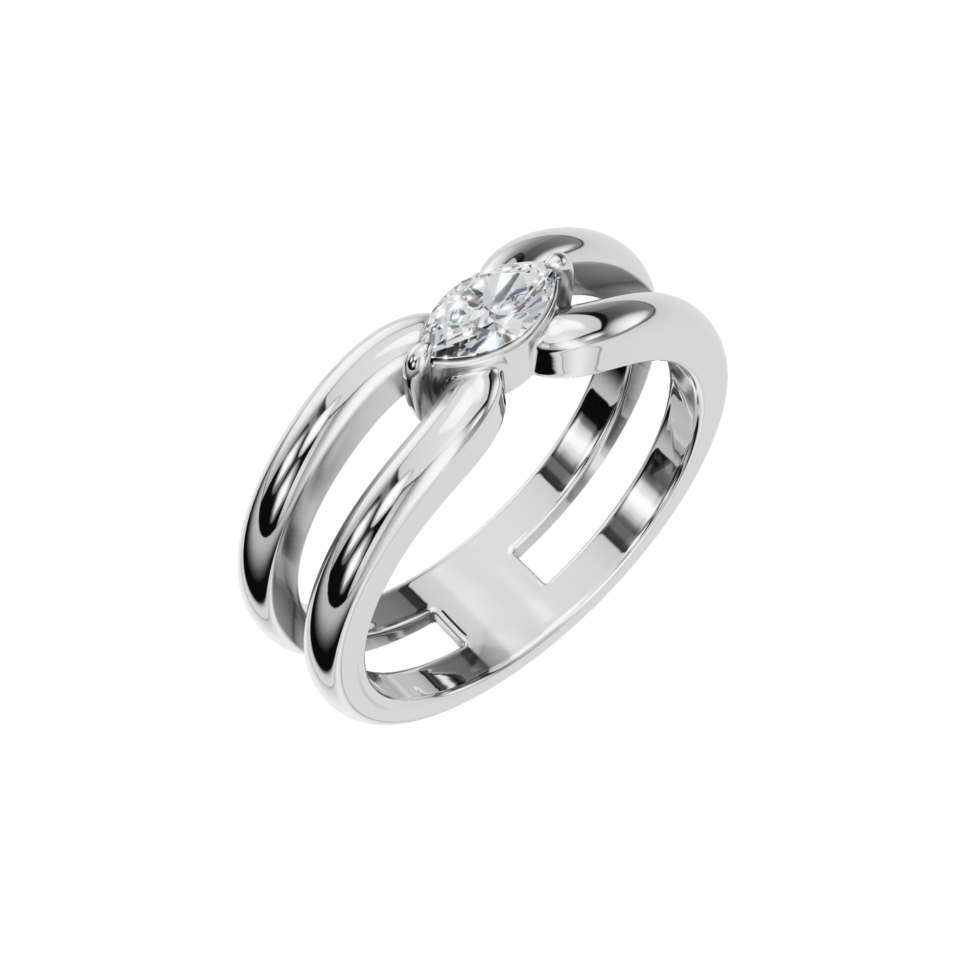 MARQUISE VINTAGE SOLITAIRE RING