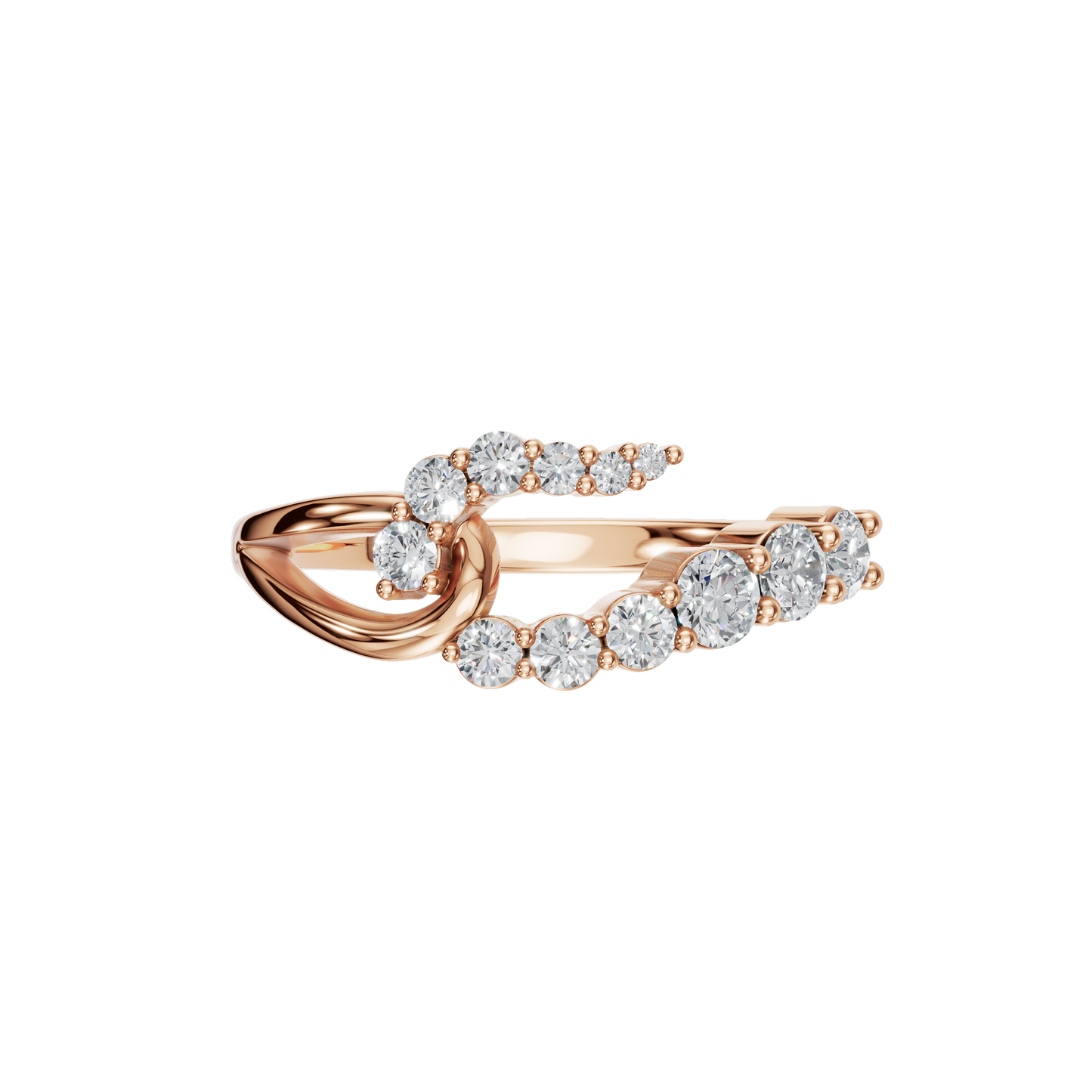 HOOK WEDDING BAND - M&D Signature Jewels