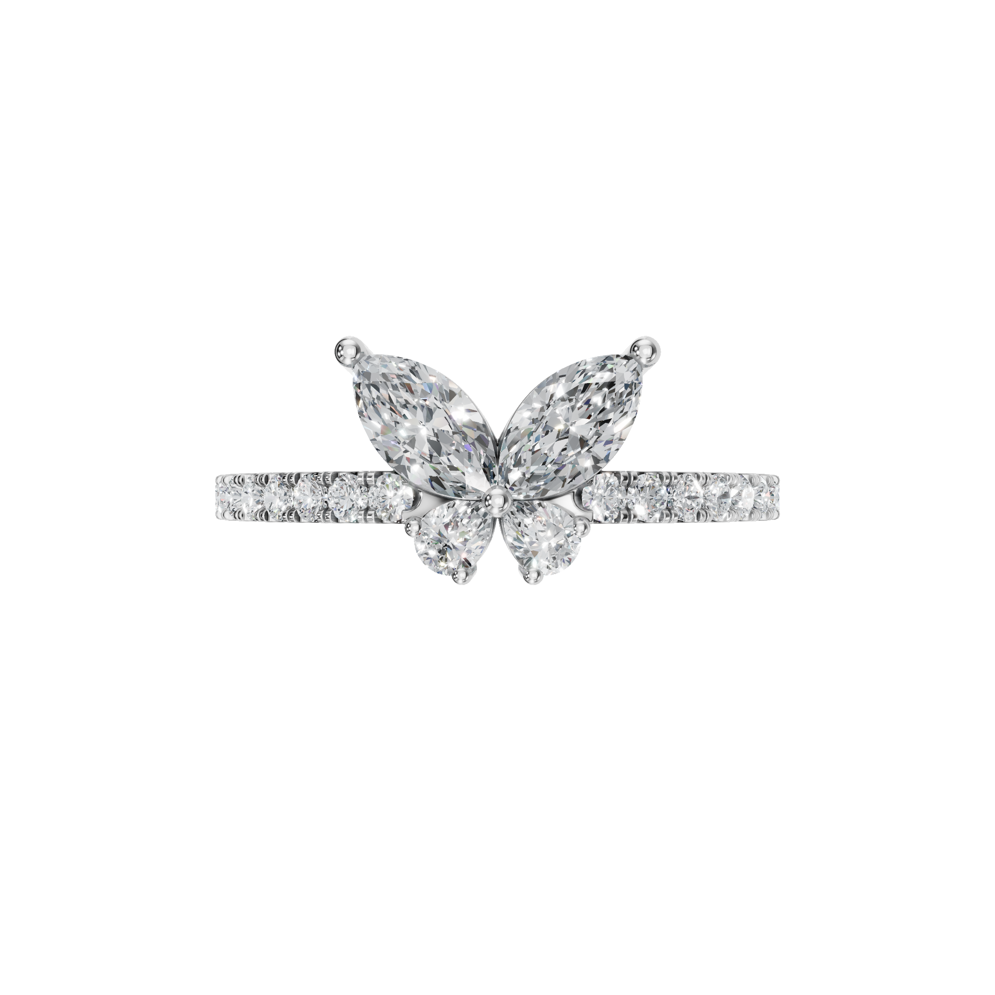 BUTTERFLY WEDDING BAND