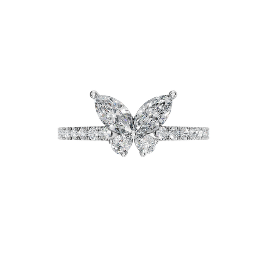 BUTTERFLY WEDDING BAND