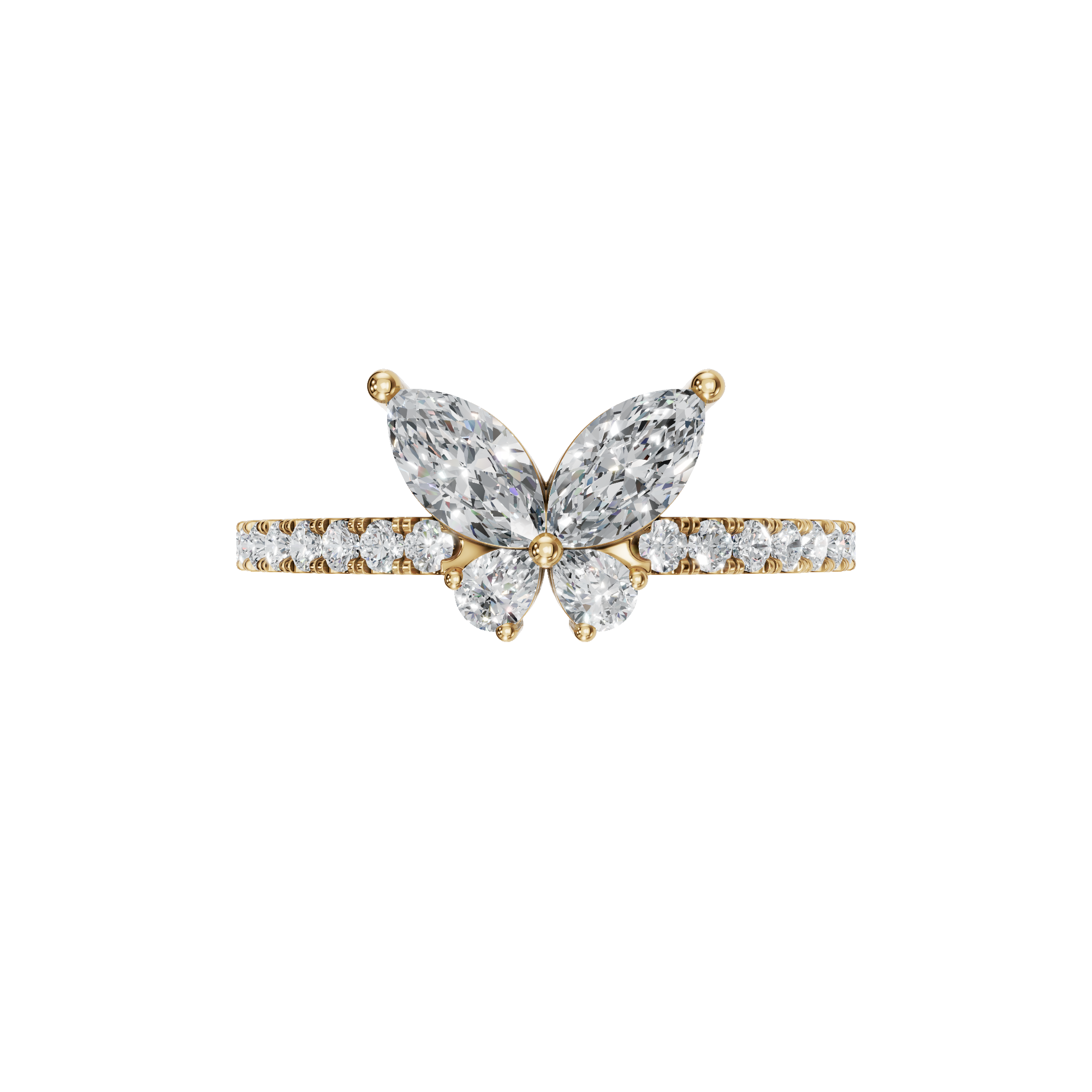 BUTTERFLY WEDDING BAND