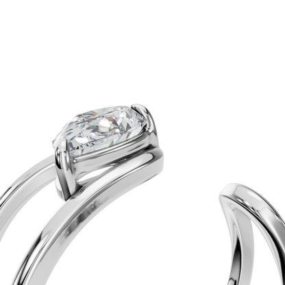 PEAR FANCY SOLITAIRE - M&D Signature Jewels