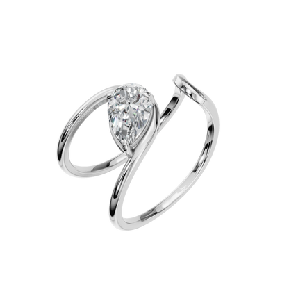 PEAR FANCY SOLITAIRE - M&D Signature Jewels