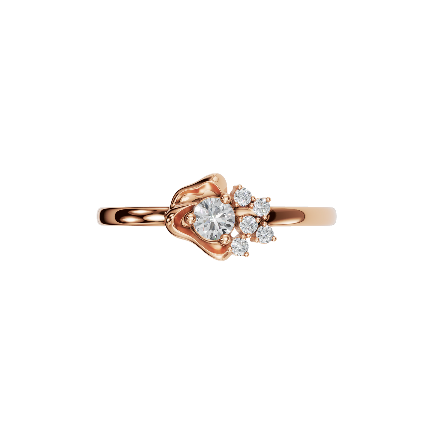 ROUND FANCY WEDDING BAND - M&D Signature Jewels
