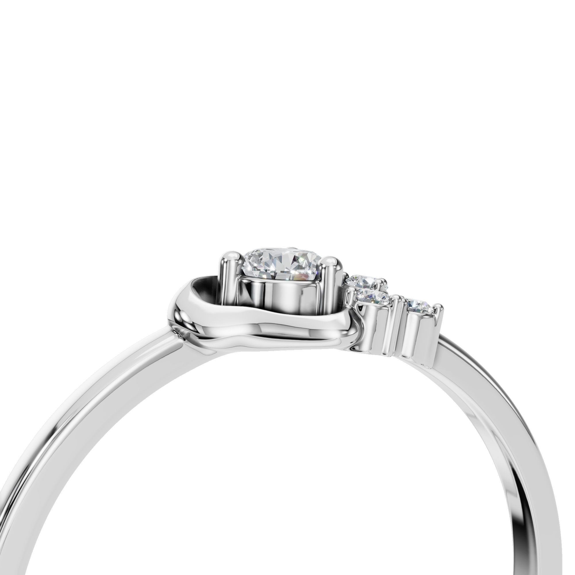 ROUND FANCY WEDDING BAND