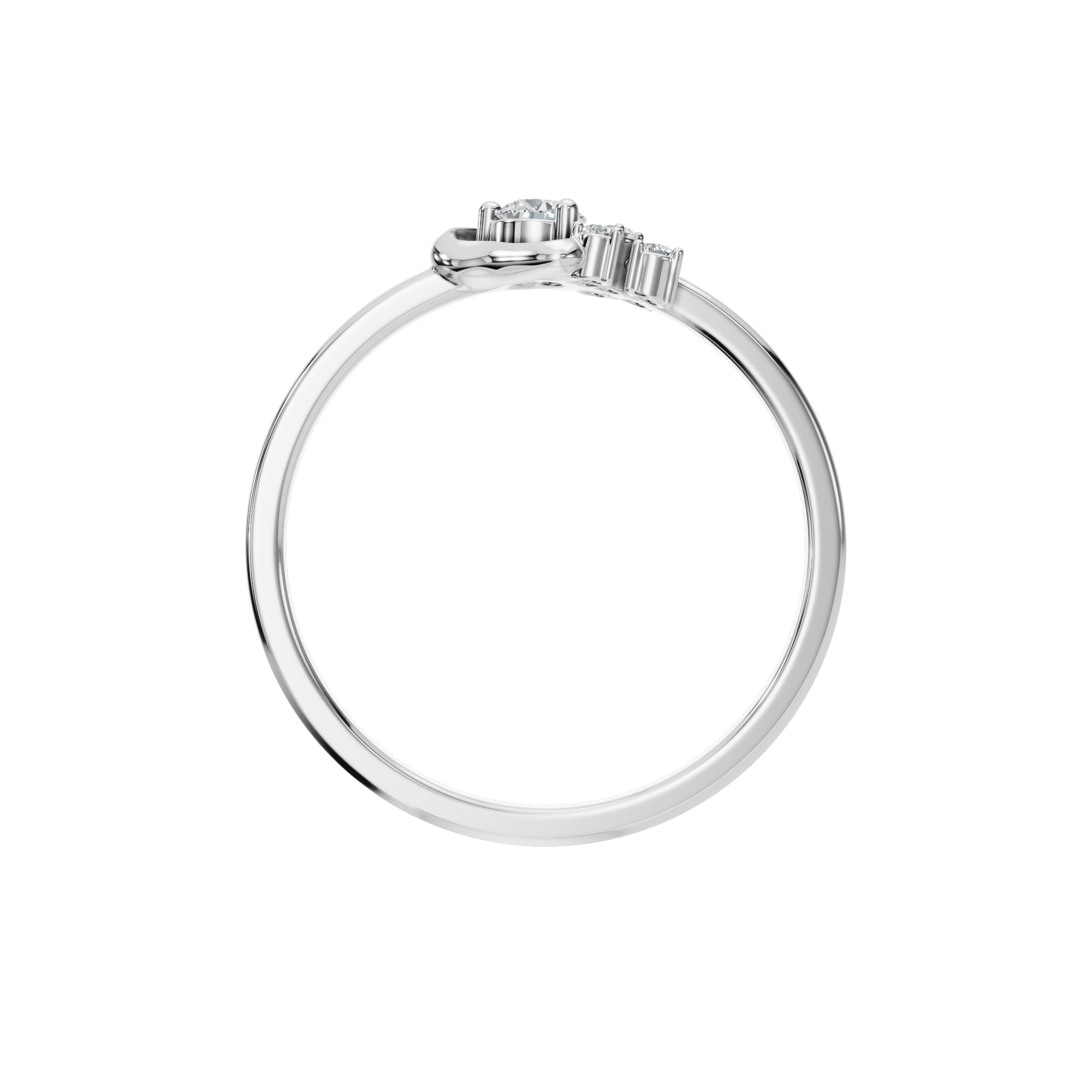 ROUND FANCY WEDDING BAND