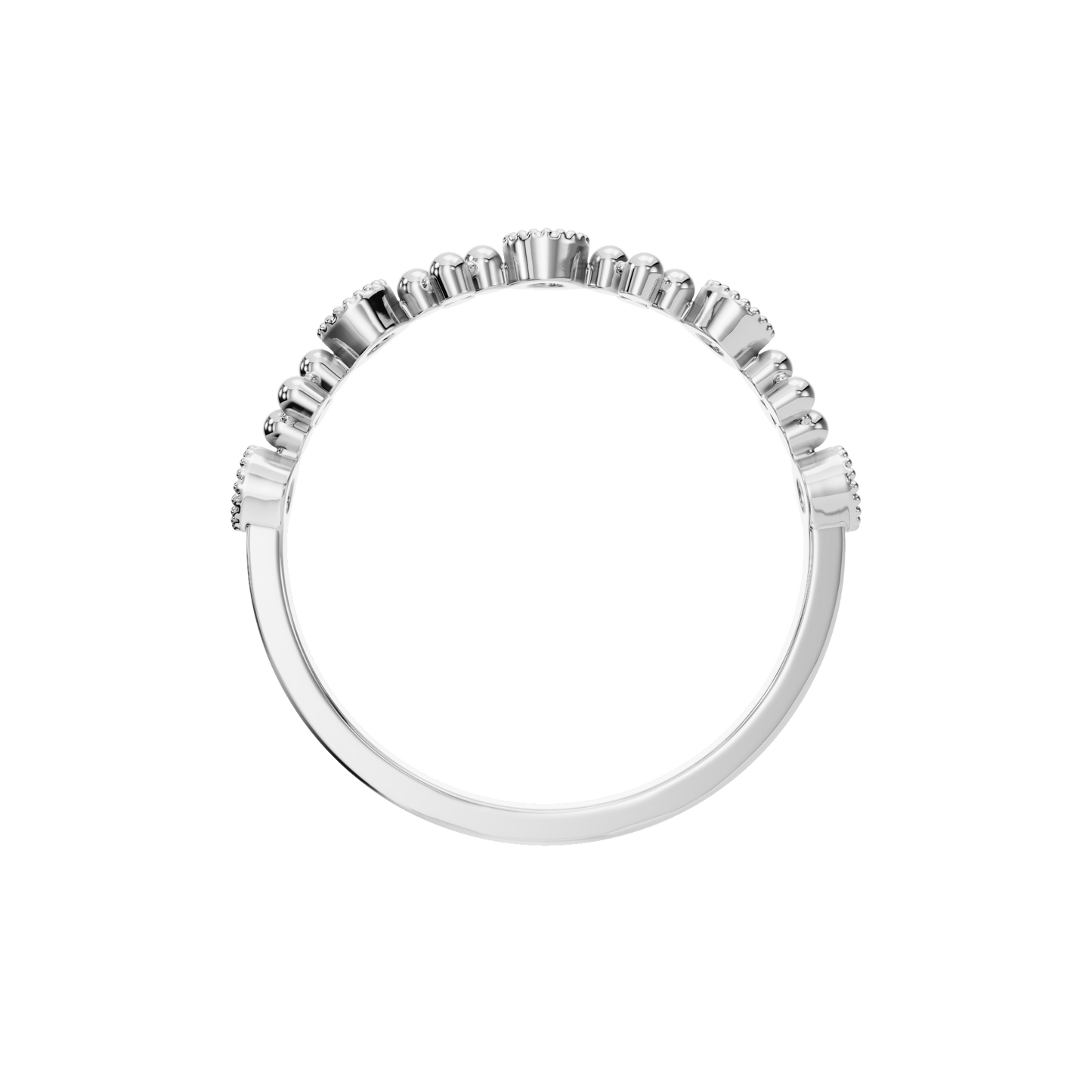 ROUND MILGRAIN WEDDING RNG - M&D Signature Jewels