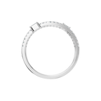 BAGUETTE ROUND  WEDDING BAND
