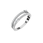 BAGUETTE ROUND  WEDDING BAND