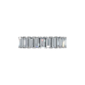 BAGUETTE HALF ETERNITY WEDDING RING
