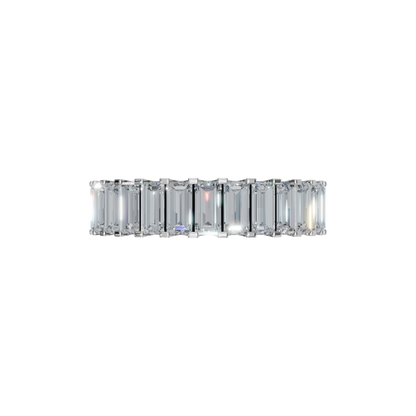 BAGUETTE HALF ETERNITY WEDDING RING - M&D Signature Jewels