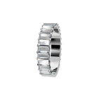 BAGUETTE HALF ETERNITY WEDDING RING
