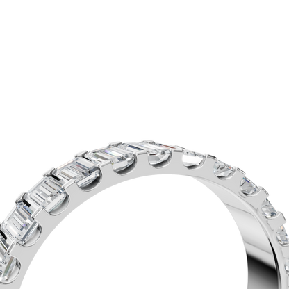 BAGUETTE HALF ETERNITY WEDDING RING - M&D Signature Jewels