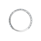 BAGUETTE HALF ETERNITY WEDDING RING