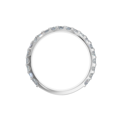 BAGUETTE HALF ETERNITY WEDDING RING - M&D Signature Jewels