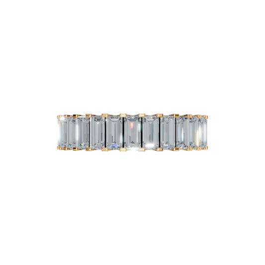 BAGUETTE HALF ETERNITY WEDDING RING - M&D Signature Jewels
