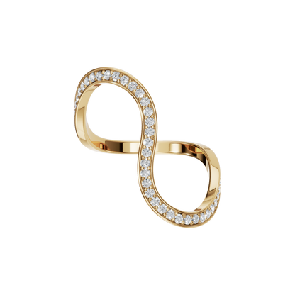 FANCY HALF ETERNITY WEDDING BAND - M&D Signature Jewels