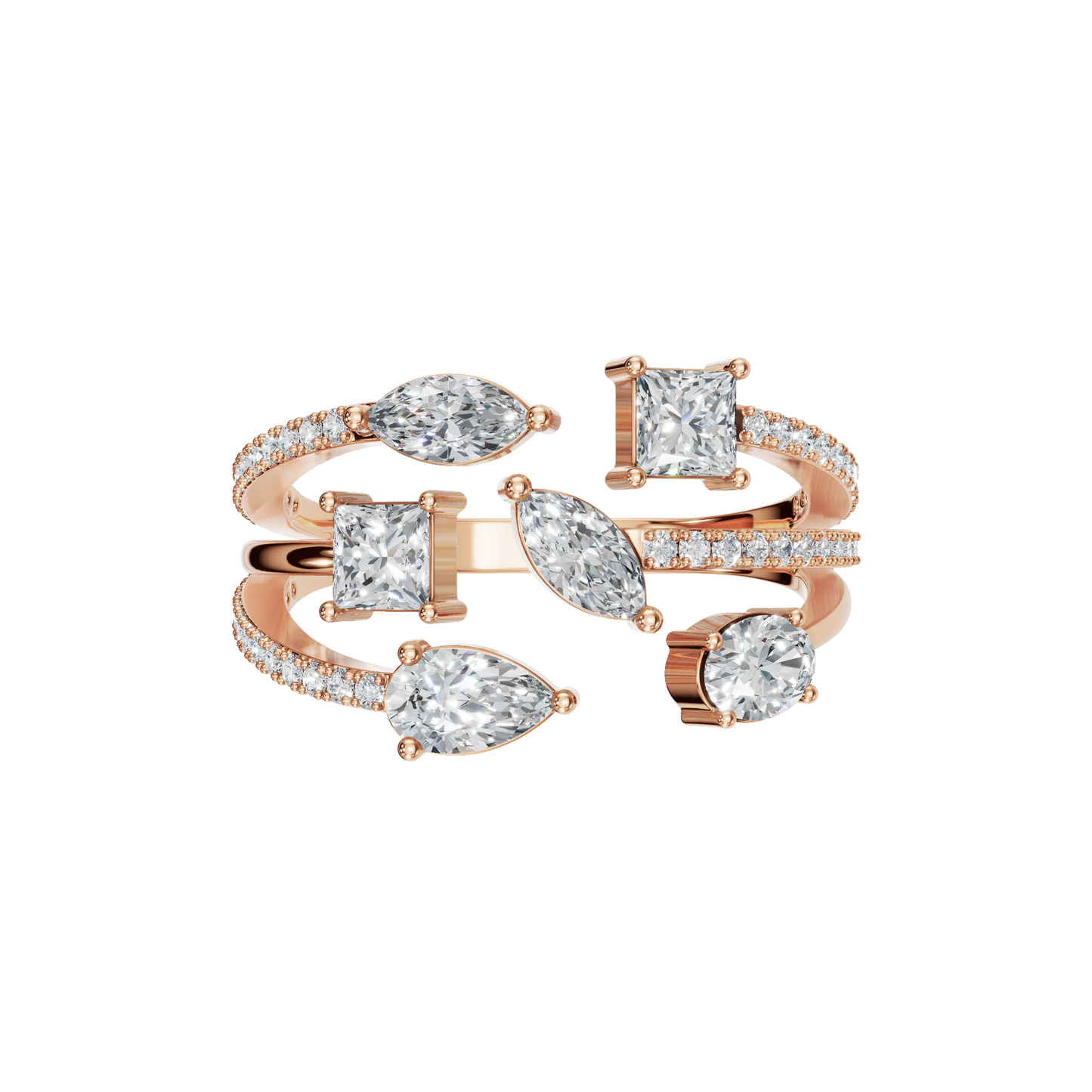 FANCY WEDDING RING - M&D Signature Jewels